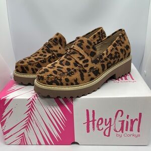 Leopard Print Loafers